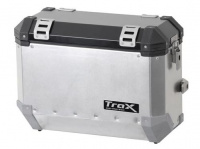 SW Motech TRAX Alukoffer 37 Liter links, silber