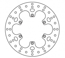 Bremsscheibe Lucas MST330 für F 650, ST, GS und Dakar, hinten 93-08