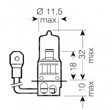 Halogen H3 Glühlampe für Zusatzscheinwerfer 12V 35 W