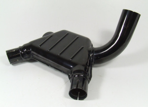 Vorschalldämpfer, Sammler, schwarzverchromt f.  BMW R 80 und 65 G/S Monolever