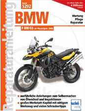 Repair Manual BMW F 800 GS from My. 2008