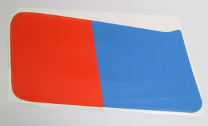 Decal R 80 G/S fuel tank left side red-blue