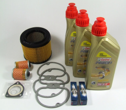 Maintenance package BMW 2 valve 15.000km with Castrol oil cooler air filter round