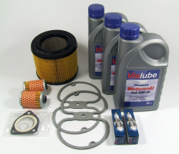 Maintenance package for BMW 2 valve boxer 15.000km package with oil cooler air filter round
