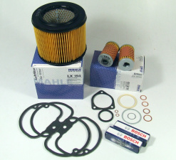 Maintenance package BMW 2 valve engine with oil cooler 25.000km round air filter