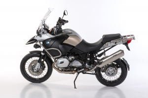 BOS Hyperfox slip-in, stainless steel polished BMW R 1200 GS, 04-09