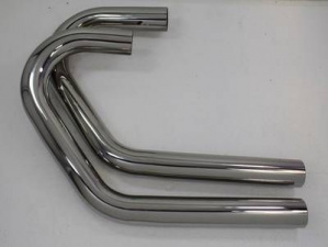 Stainless steel exhaust pipes 38 mm for BMW R 80 / 100 GS Paralever