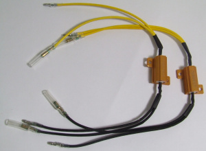 Resistor for LED indicator for exchange of original 21 Watt indicators