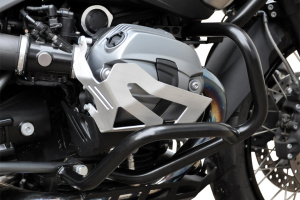 Cylinder protection cover aluminium silver BMW R 1200 GS