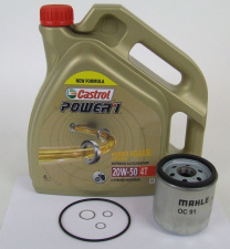 Wartungspaket passend für BMW K 100 Castrol 20W-50