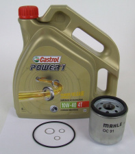 Wartungspaket passend für BMW K 100/1100 Castrol 10W-40
