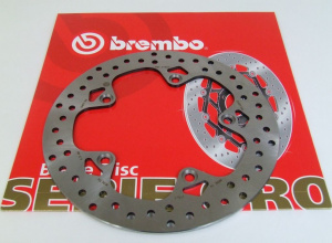 Bremsscheibe BREMBO Oro 68B407G9 hinten