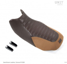 Seat leather Canvas brown for BMW R 1150 R