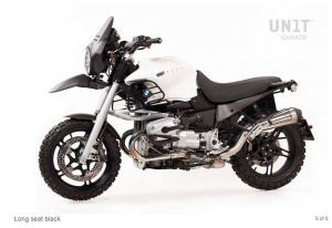 Sitzbank lang Kunstleder schwarz für BMW R 1150 R