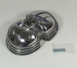 Ventildeckel Luxus, hochglanz, rund für alle BMW 2V Boxer ab 1970