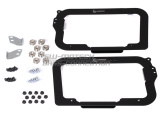 TraX Sidecase Adapter Kit. Black. For orig. Hepco & Becker. In pairs.