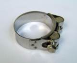 Auspuffschelle Edelstahl 47-51 mm