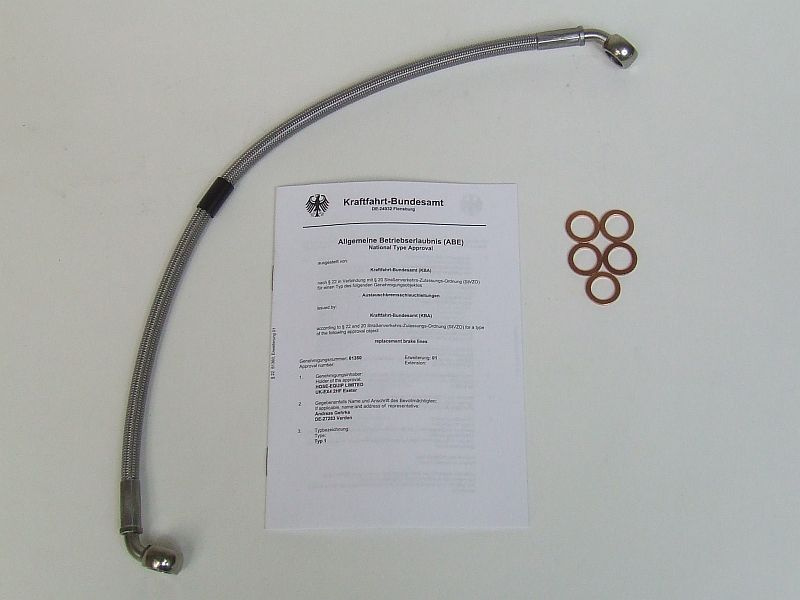 Aluminium Hinten Bremsleitung Clip Schrauben Kit (ALRBLINECLIP10)