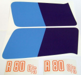 Decal set for R 80 G/S fuel tank and side cover