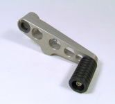 Gear lever short aluminium version for lowered foorests