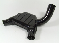 Vorschalldämpfer, Sammler, schwarzverchromt f.  BMW R 80 und 65 G/S Monolever