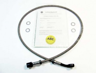 Stainless-steel braided brake hose (single disc)