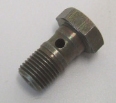 Hollow bolt for brake hose