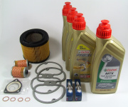 Maintenance package for BMW 2 valve boxer 25.000km package Castrol with oil cooler air filter round