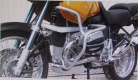 Fehling crash bar, silver for BMW R 1150 GS