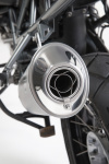 BOS Hyperfox slip-in, stainless steel polished BMW R 1200 GS, 2010-2012