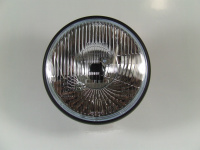 7 inch headlight British-Style, black