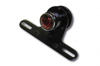 LED taillight OLD SCHOOL TYPE 4, black, red lens