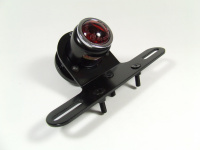 LED taillight OLD SCHOOL TYPE 4, black, red lens