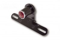 LED-Rücklicht OLD SCHOOL TYP 5, schwarz, rotes Glas