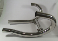 Exhaust Pipes 38 mm with balance pipe stainless steel