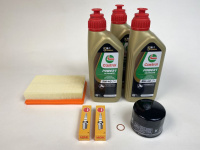Wartungspaket passend für BMW F 750 /850 GS, GS Adv Castrol 5W-40+NGK