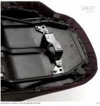 Seat leather Canvas black for BMW R 850/1100 R