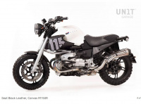 Sitzbank Echtleder Canvas braun für BMW R 1150 R