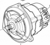 Alternator komplete 50A