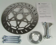 Brake disc kit 320 mm with adaptor plate for BMW R 80 / 100 GS Paralever