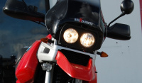 Dual headlight for the BMW R 1100 / 850 GS